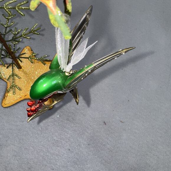 Hallmark 2016 Dazzling Hummingbird Metal Ornament With Box KOC Rare Retired HTF - Picture 5 of 11